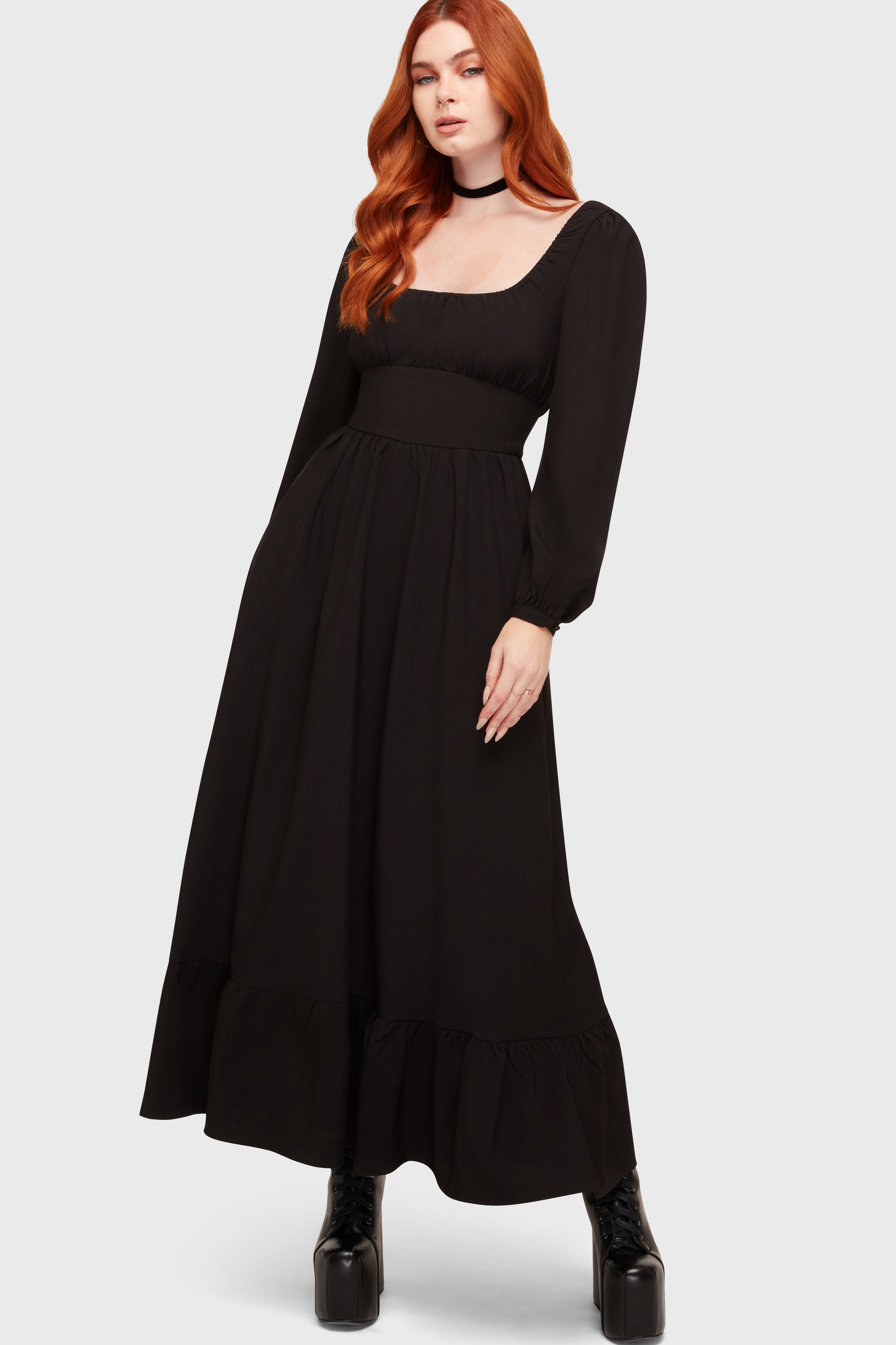 Gretchen's Hollow Maxi Dress Killstar / Womens