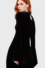 Serenade Of Shadows Maxi Dress Killstar / Womens
