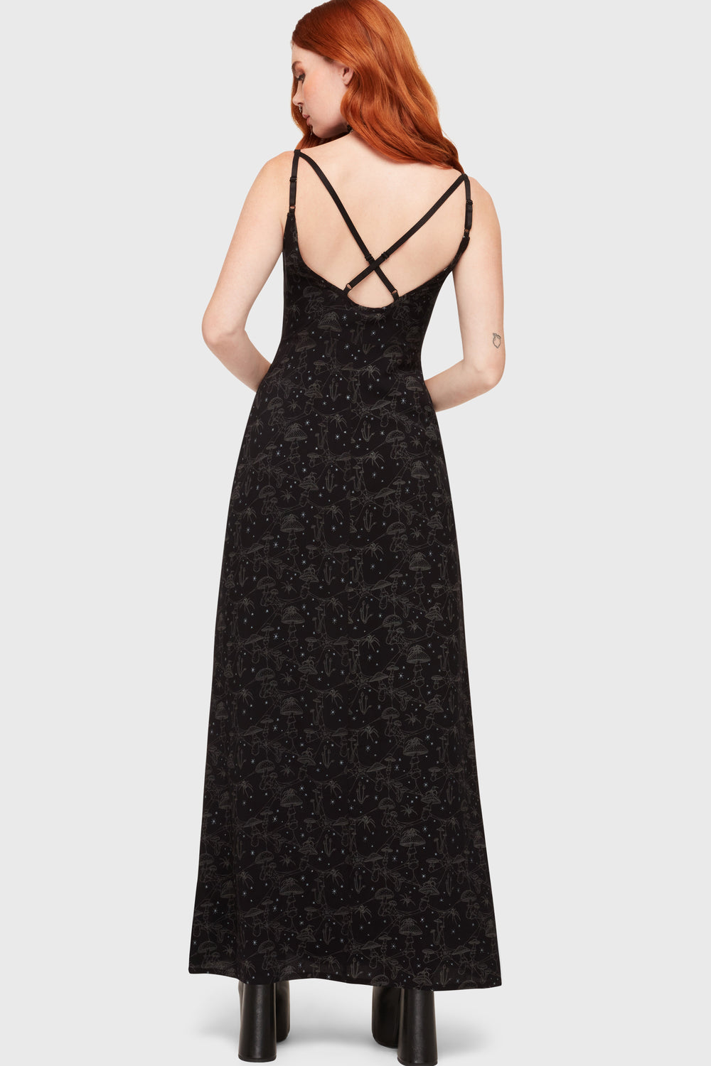 Garden Of Venom Maxi Dress Killstar / Womens