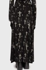 Tenebris Chapel Maxi Skirt Killstar / Womens