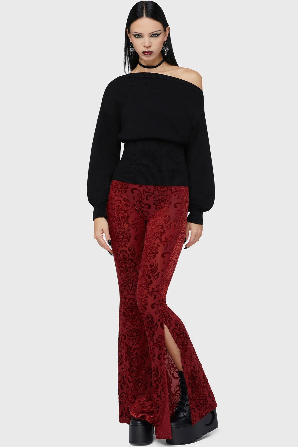Crimson Bloodlust Flares Killstar / Womens