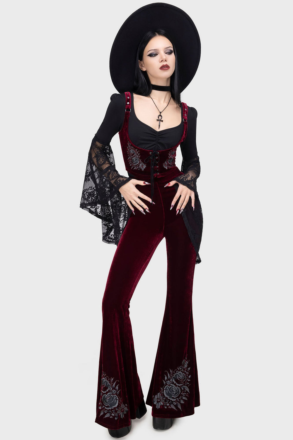 A Devil's Rose Underbust Corset Top Killstar / Womens