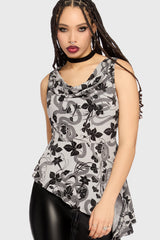 Venomous Rose Asymmetric Top Killstar / Womens