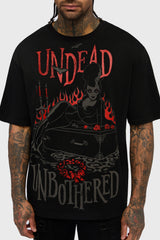 Undead & Unbothered Boxy T Shirt Killstar / Womens