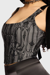 Hallowed Obscura Corset Killstar / Womens
