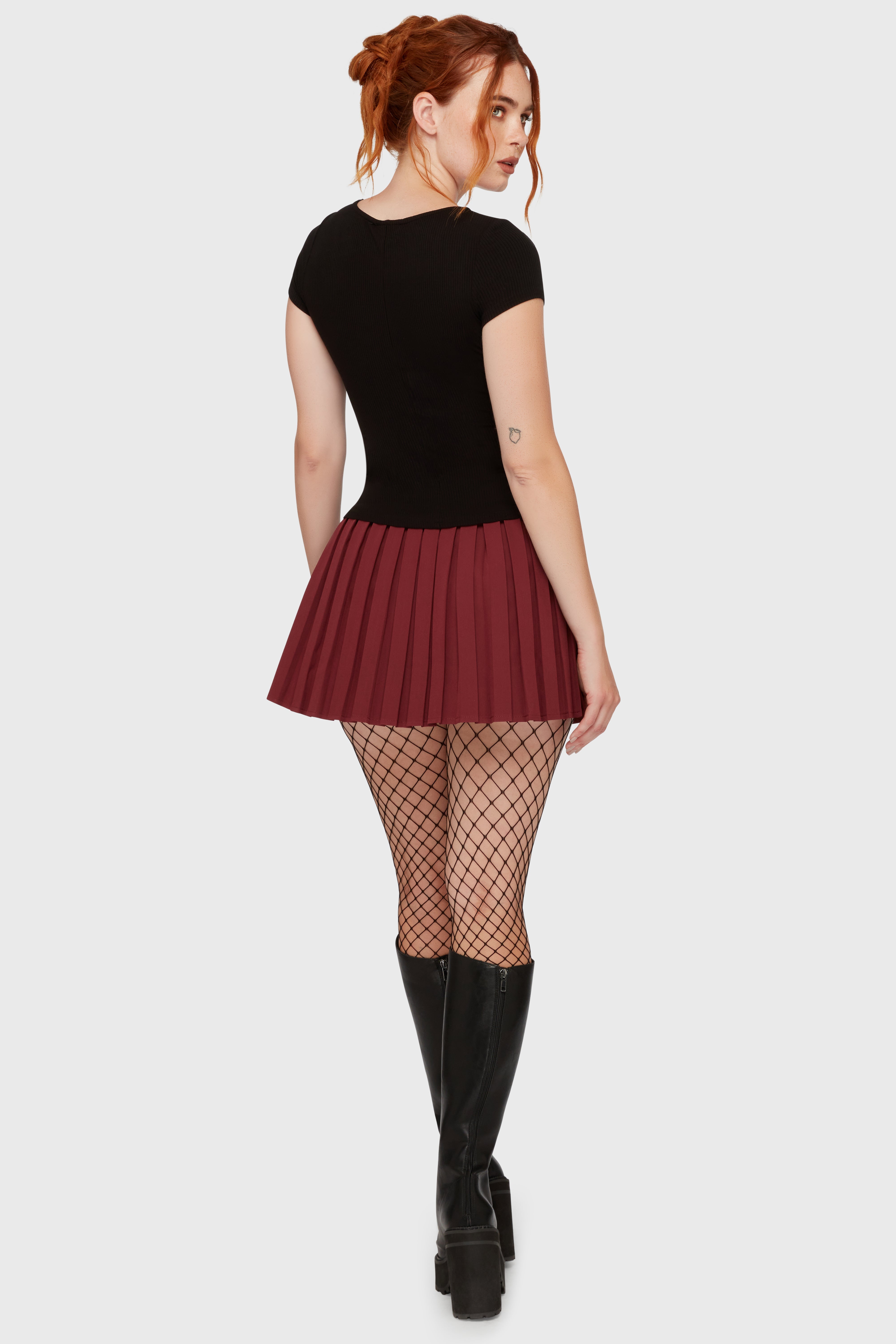 Eye C U Cap-Sleeve Top Killstar / Womens