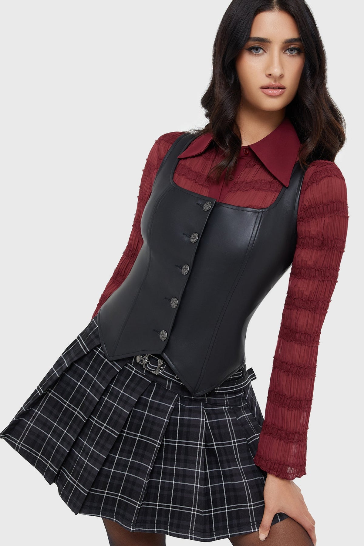 Fallen Light Top [RED] Killstar / Womens