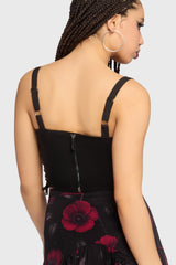 Fawnelle Lace Up Corset Top Killstar / Womens