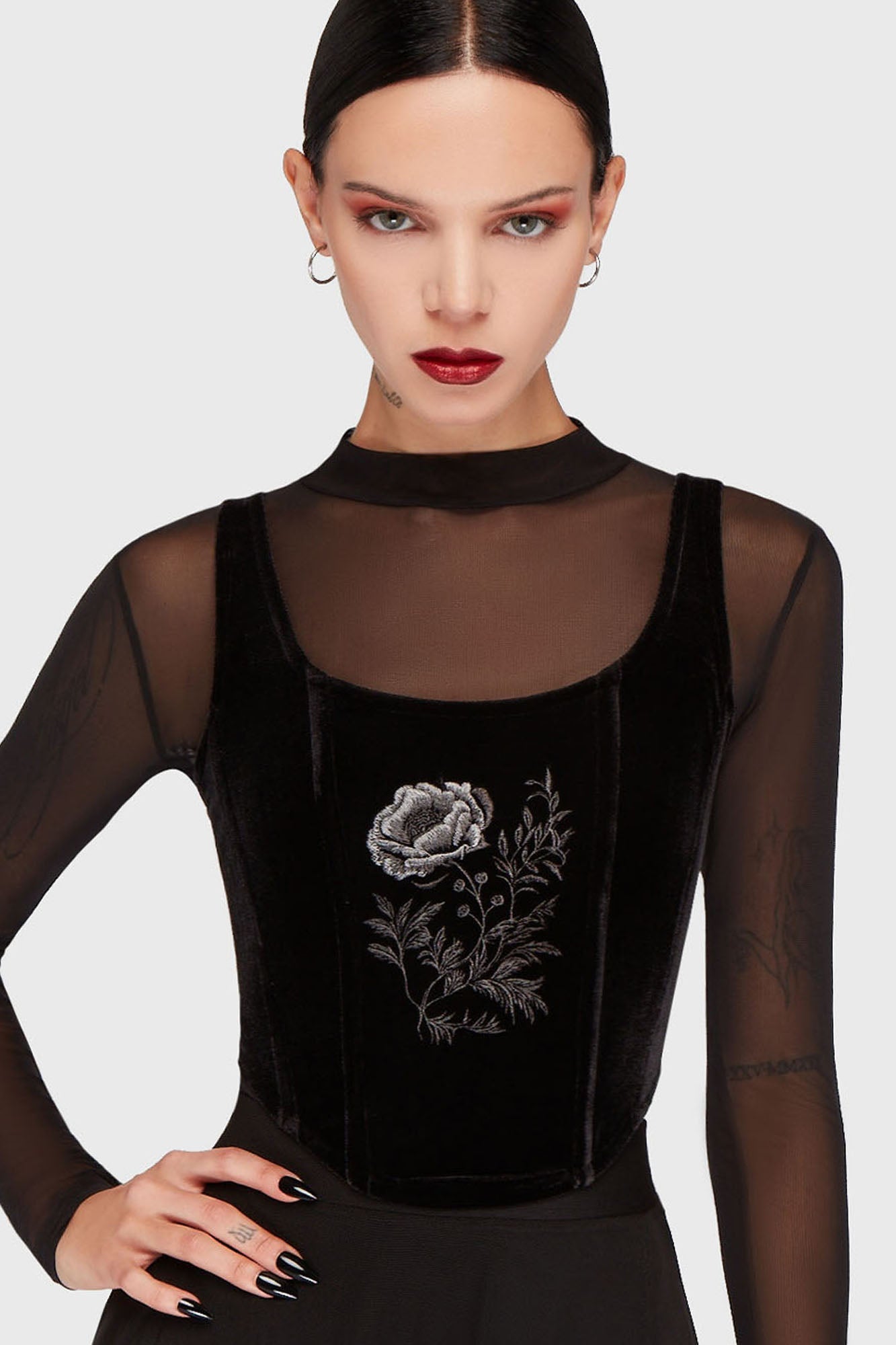 Ravens Rose Corset Killstar / Womens