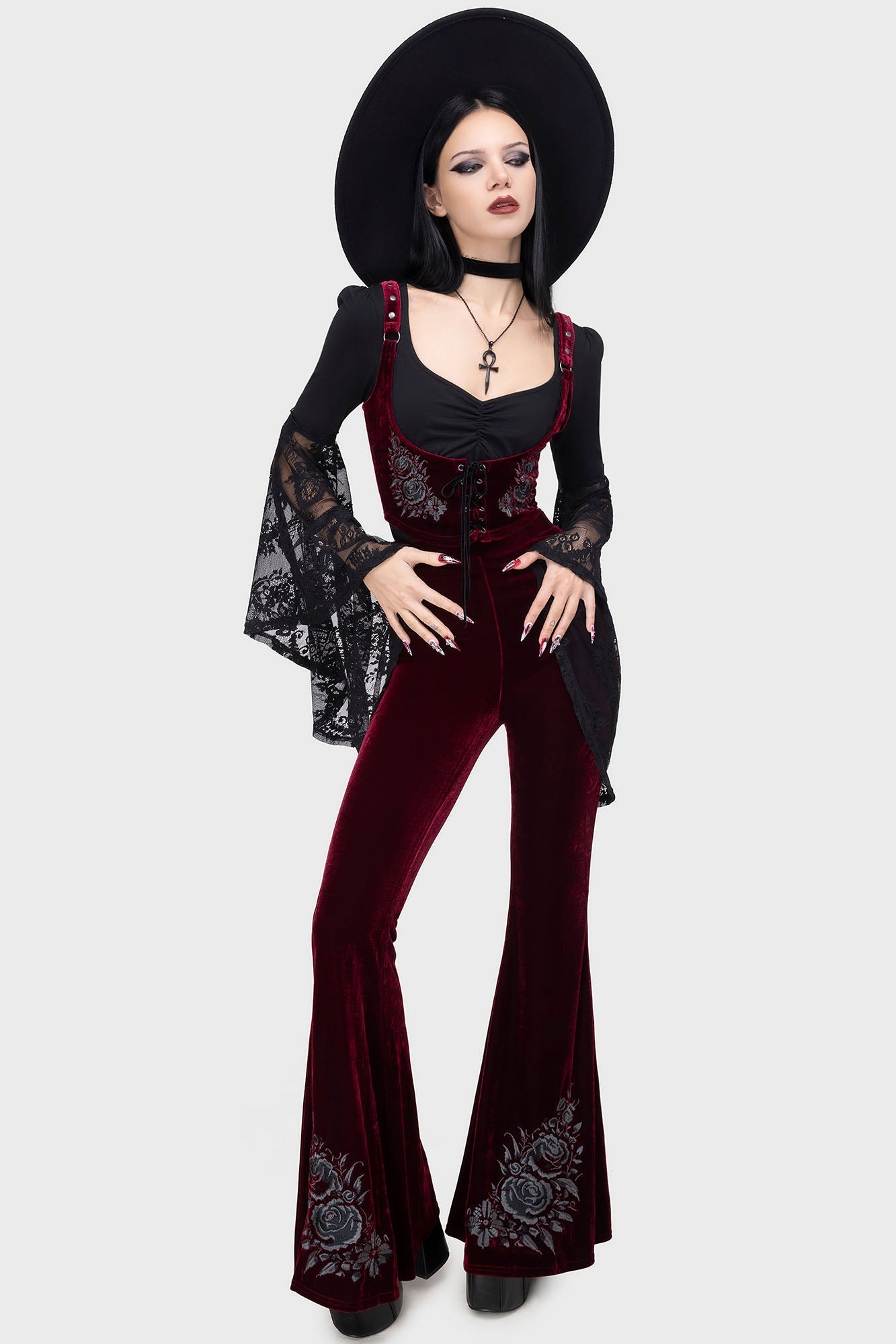 A Devil's Rose Underbust Corset Top Killstar / Womens