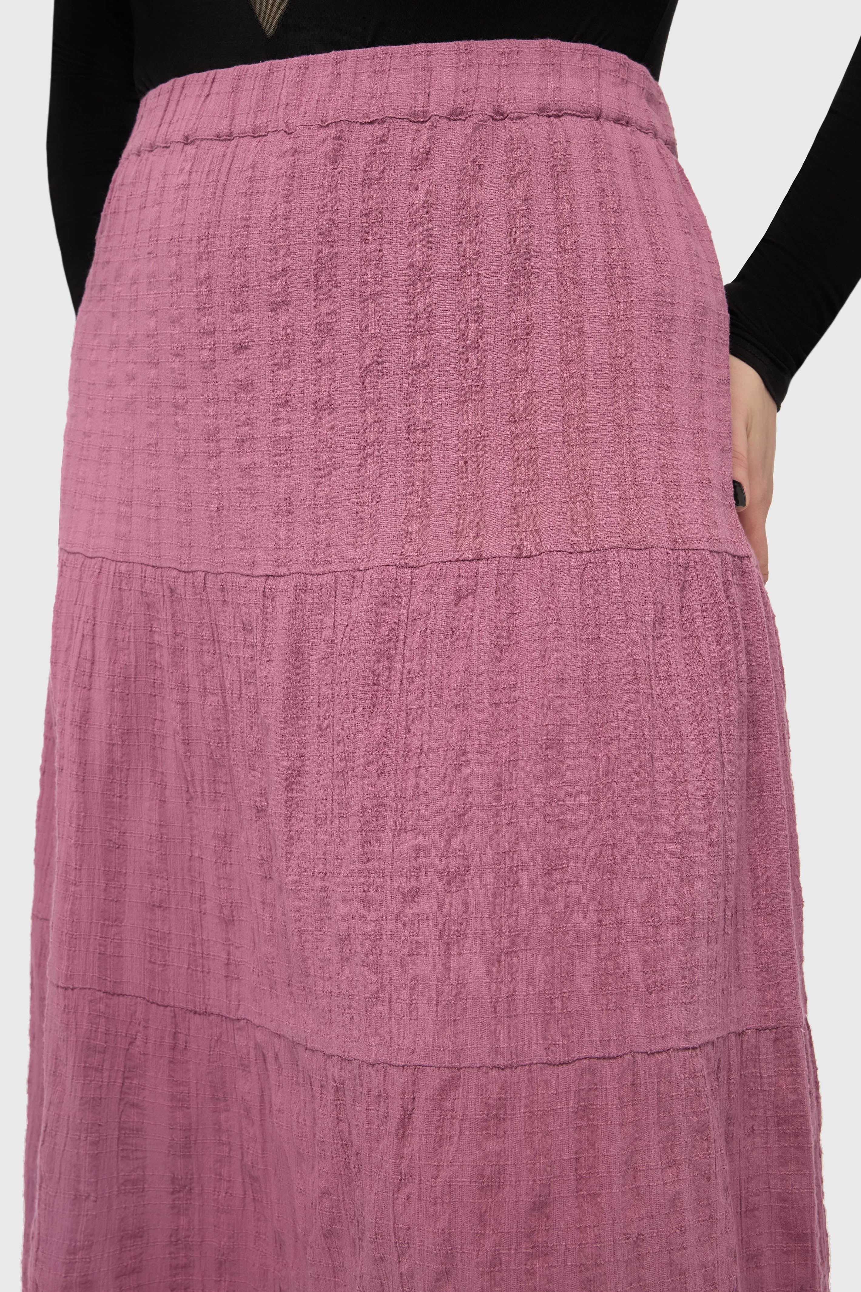 Gaia Adorned Textured Maxi Skirt Killstar / Womens