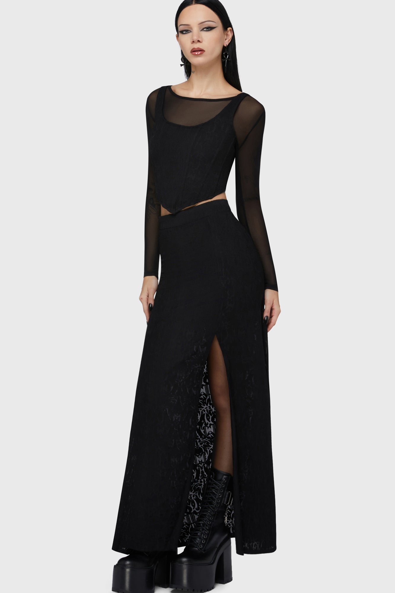 Lisbeth Maxi Skirt Killstar / Womens