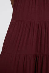 Thursday's Woe Maxi Skirt [Burgundy] Killstar / Womens