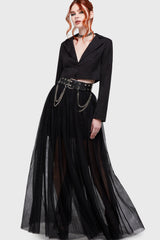Shade Empress Maxi Skirt [Black] Killstar / Womens