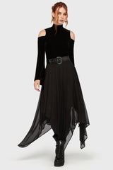 Nix Maxi Skirt Killstar / Womens