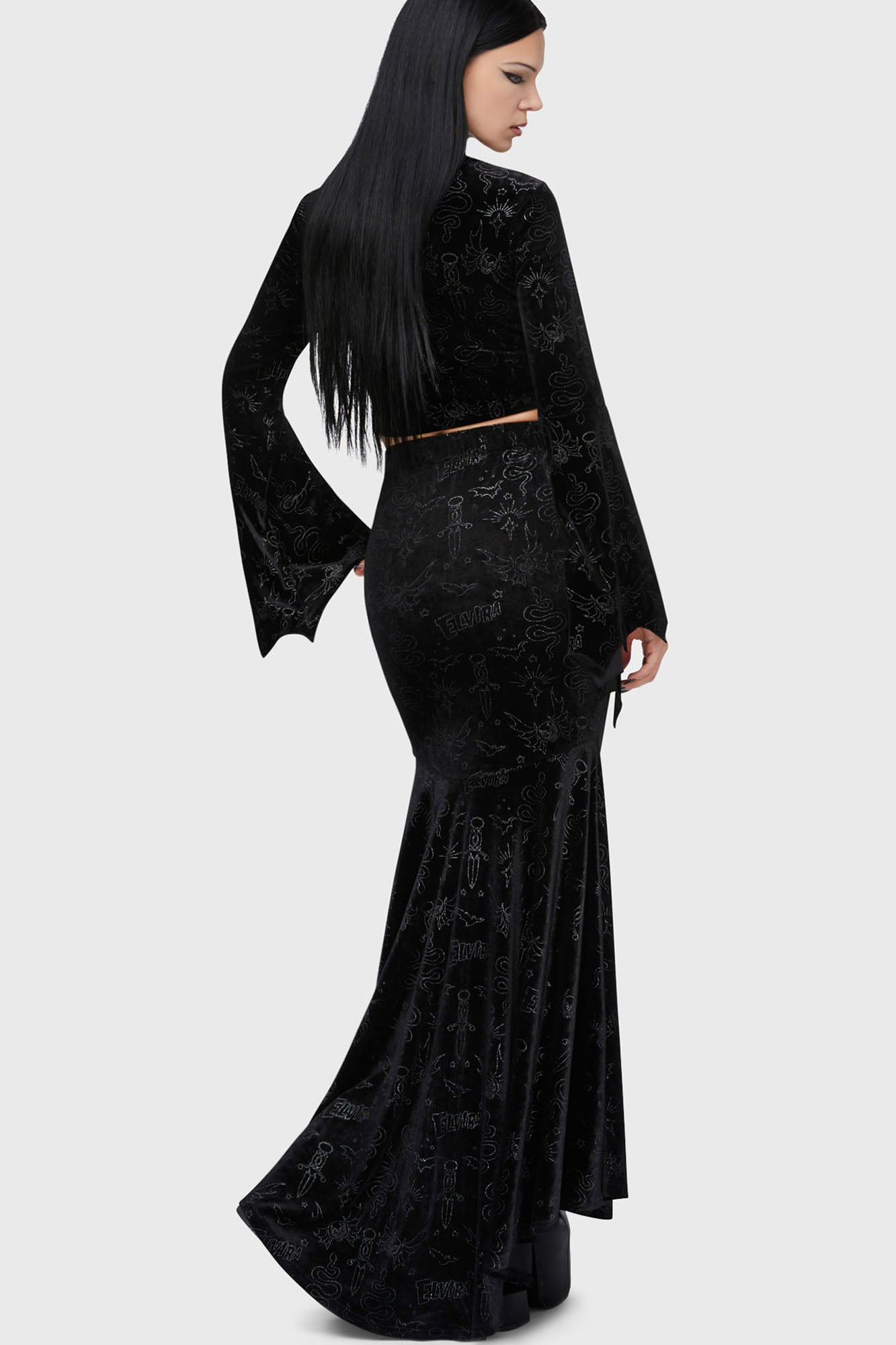 Yours Cruelly Maxi Skirt Killstar / Womens
