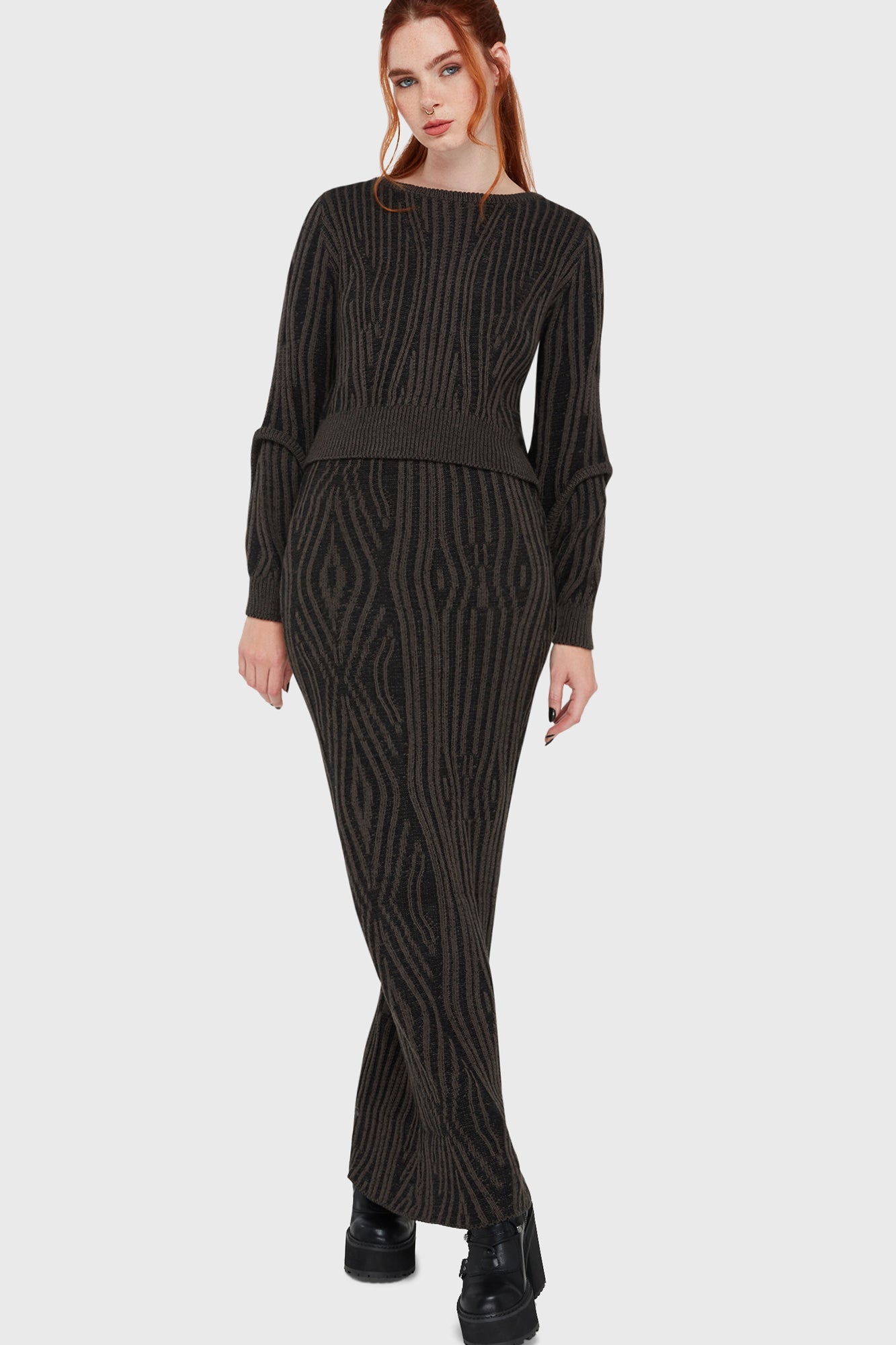 Thorned Woods Maxi Skirt Killstar / Womens