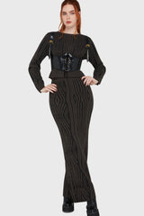Thorned Woods Maxi Skirt Killstar / Womens