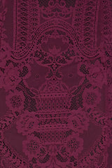 Belladonna Lace Maxi Skirt [Plum] Killstar / Womens