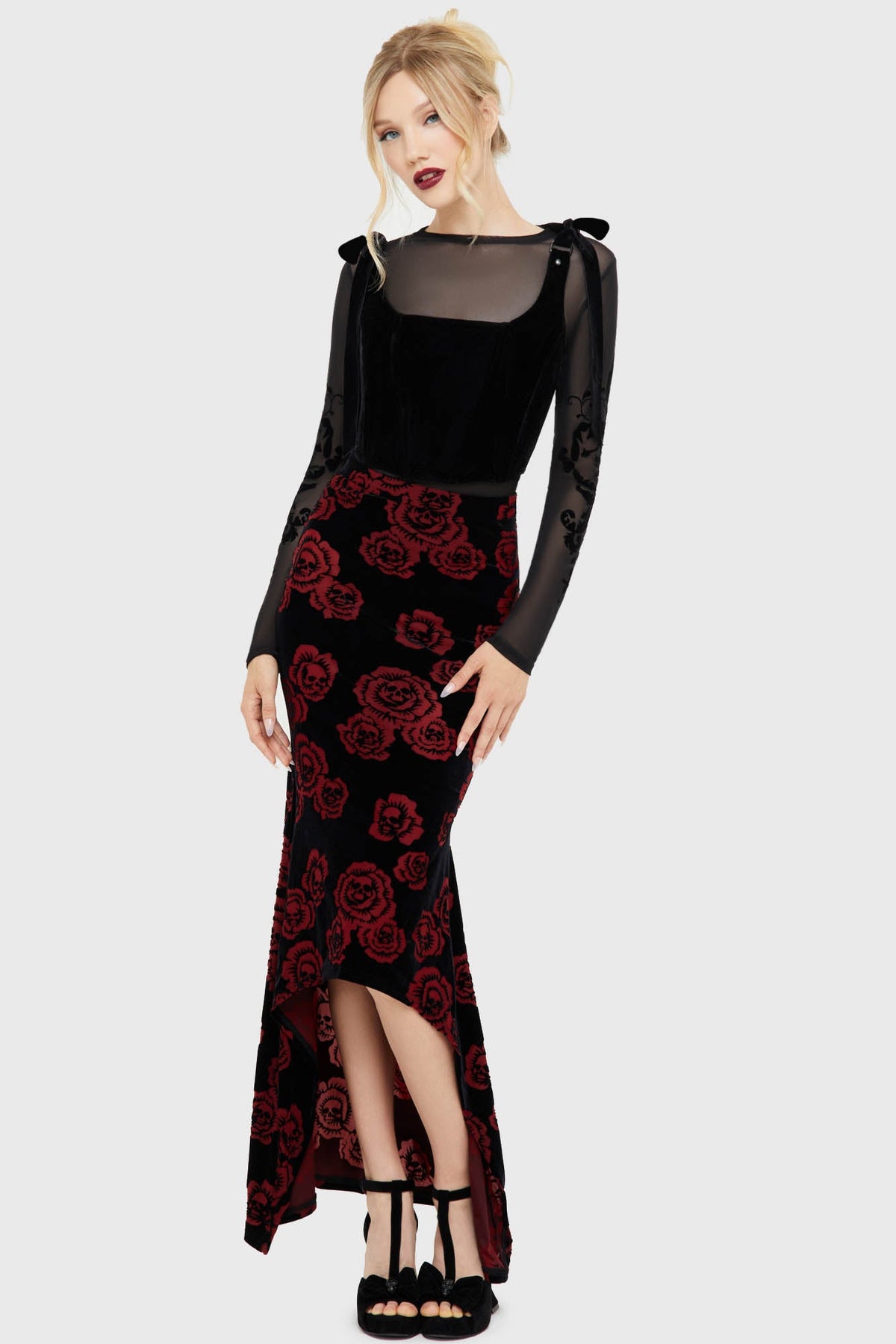 Pandora's Rose Maxi Skirt Killstar / Womens