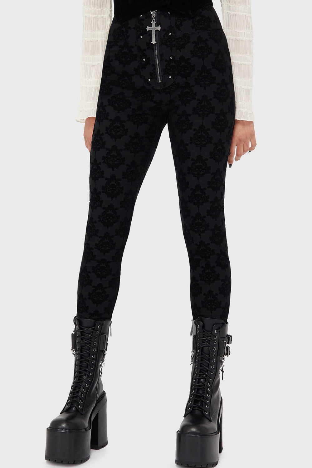 Melisande Skinny Fit Trousers Killstar / Womens