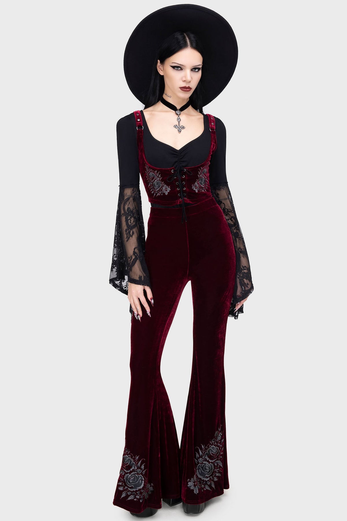 A Devil's Rose Flares Killstar / Womens