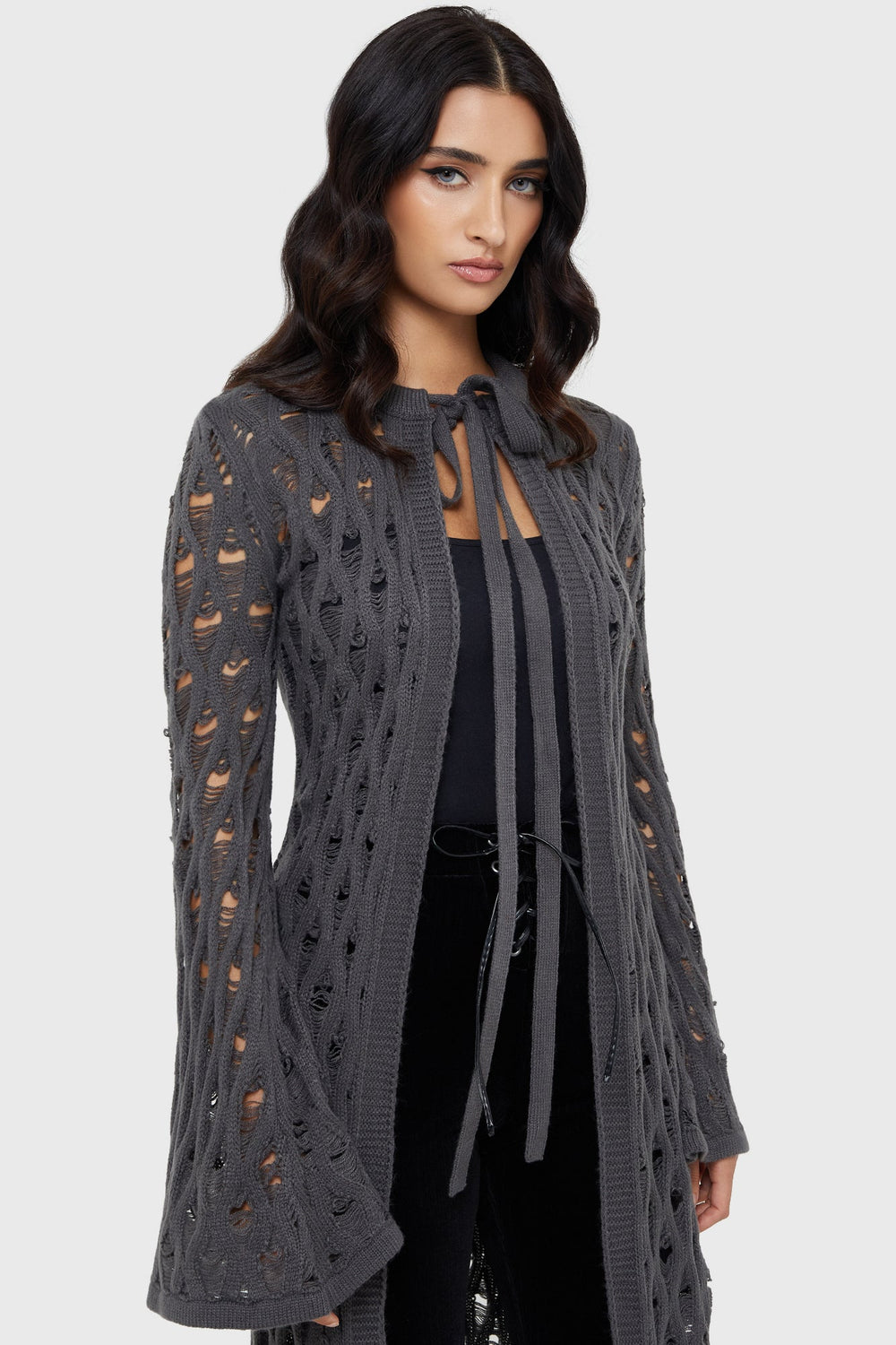 Nymeria Cardigan [GREY] Killstar / Womens