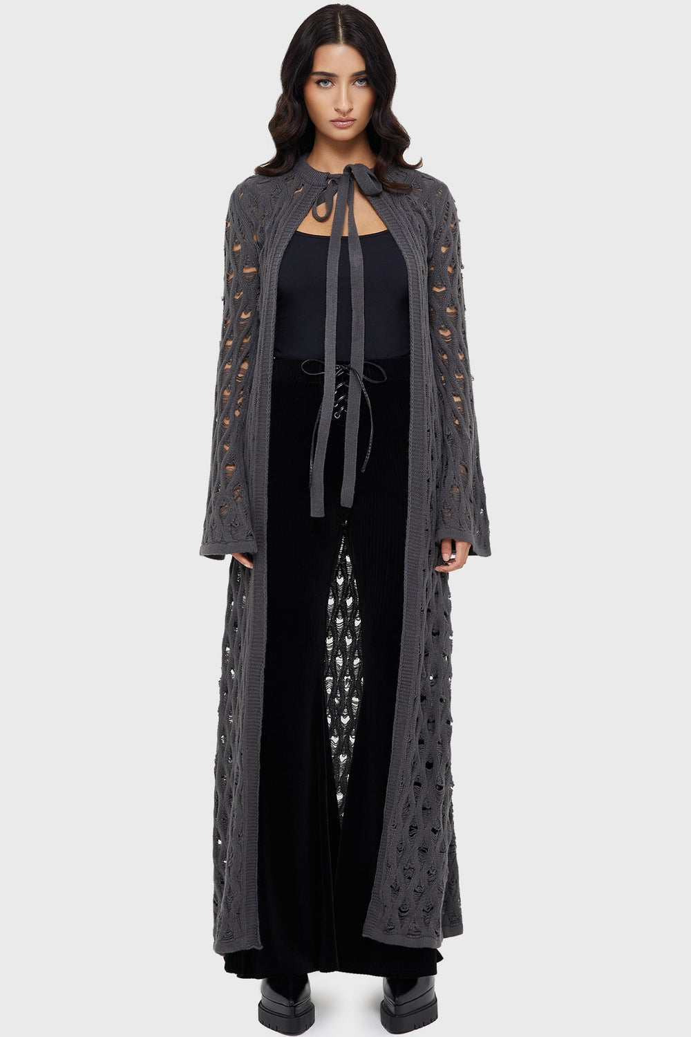 Nymeria Cardigan [GREY] Killstar / Womens