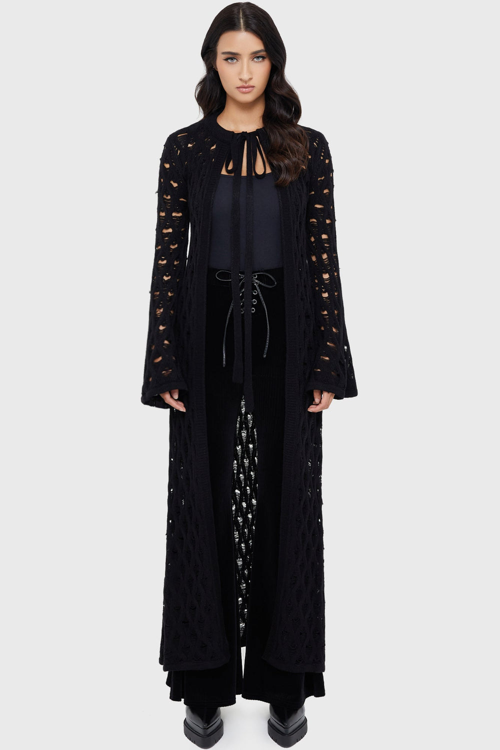 Nymeria Cardigan [BLACK] Killstar / Womens