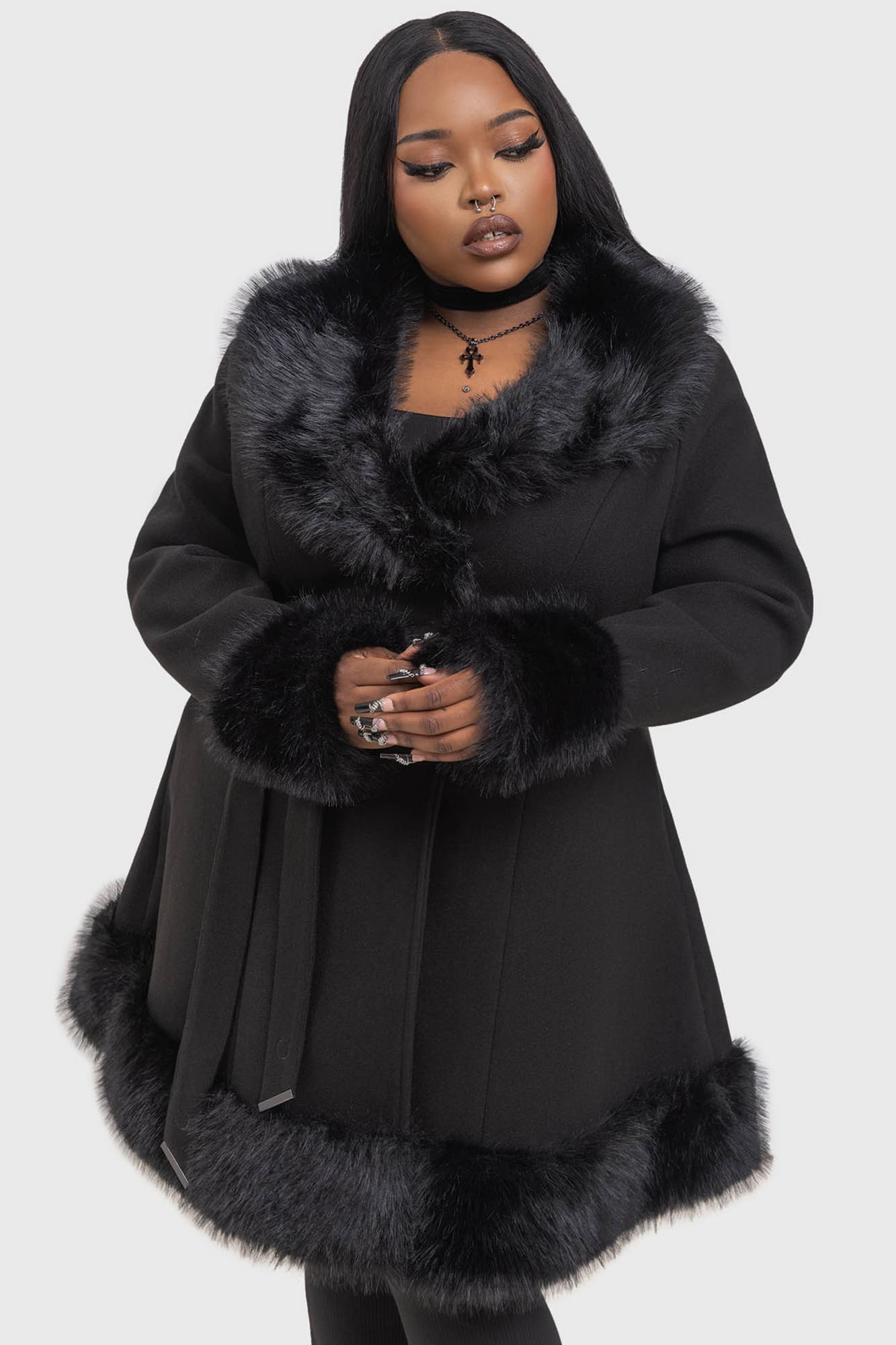 Almost Mayhem Coat Killstar / Womens