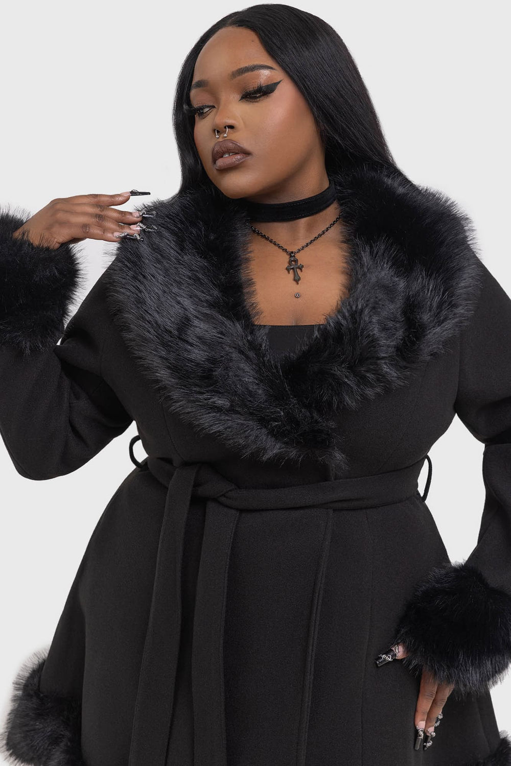 Almost Mayhem Coat Killstar / Womens