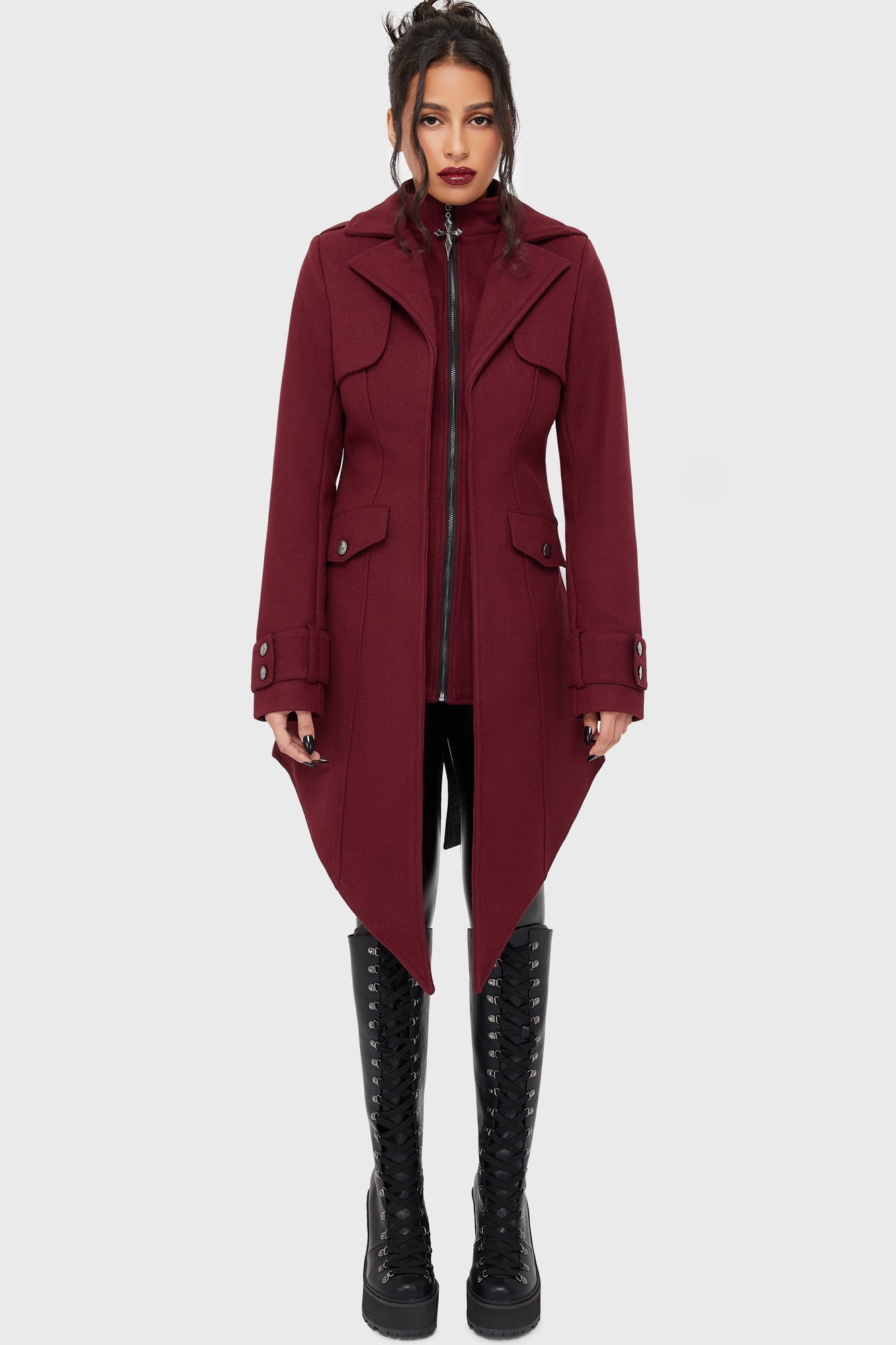 Deimos Nightmare Coat [RED] Killstar / Womens