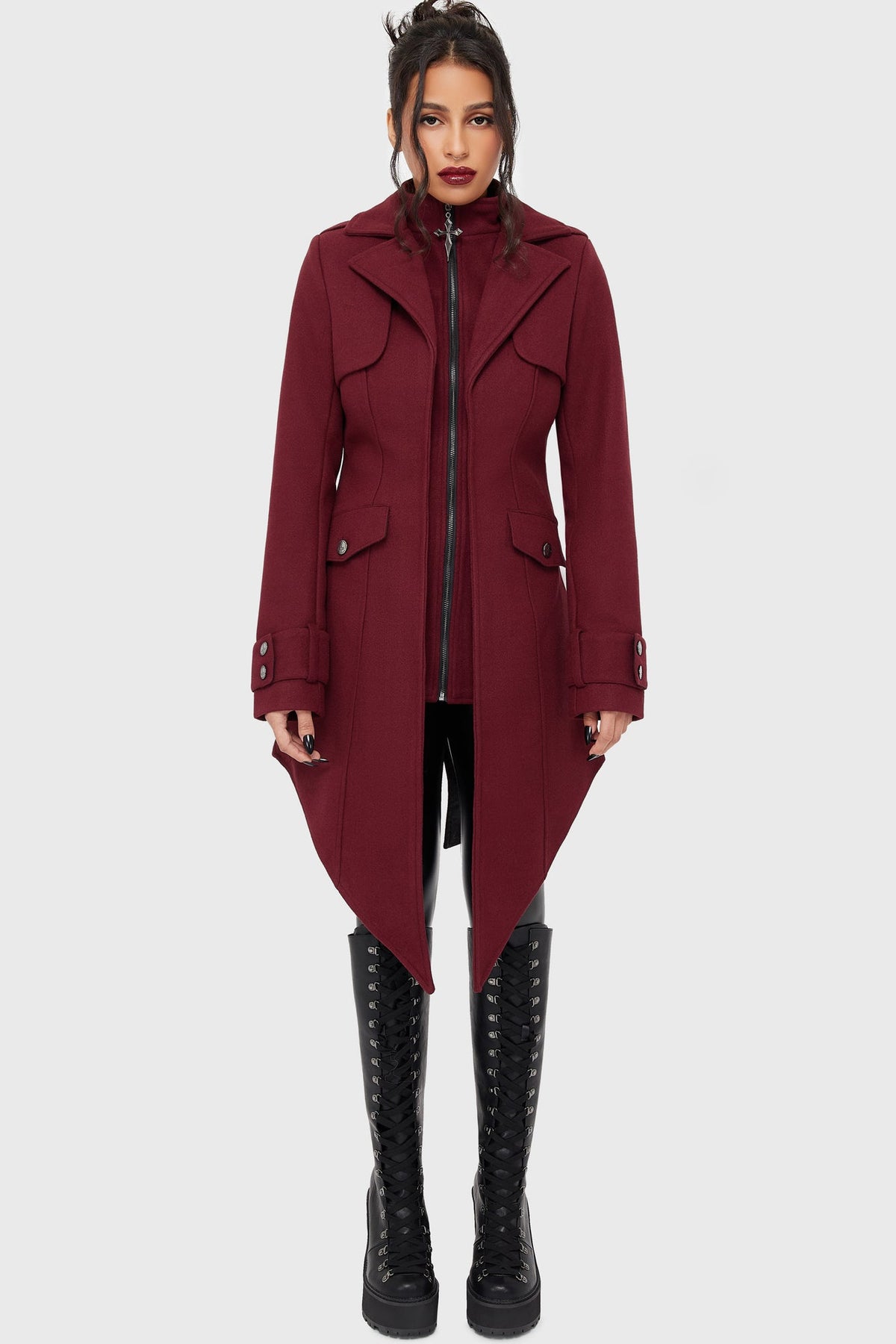 Deimos Nightmare Coat [RED] Killstar / Womens