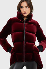Deadliest Nightvelvet Puffer Coat [RED] Killstar / Womens