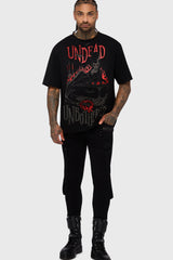 Undead & Unbothered Boxy T Shirt Killstar / Mens