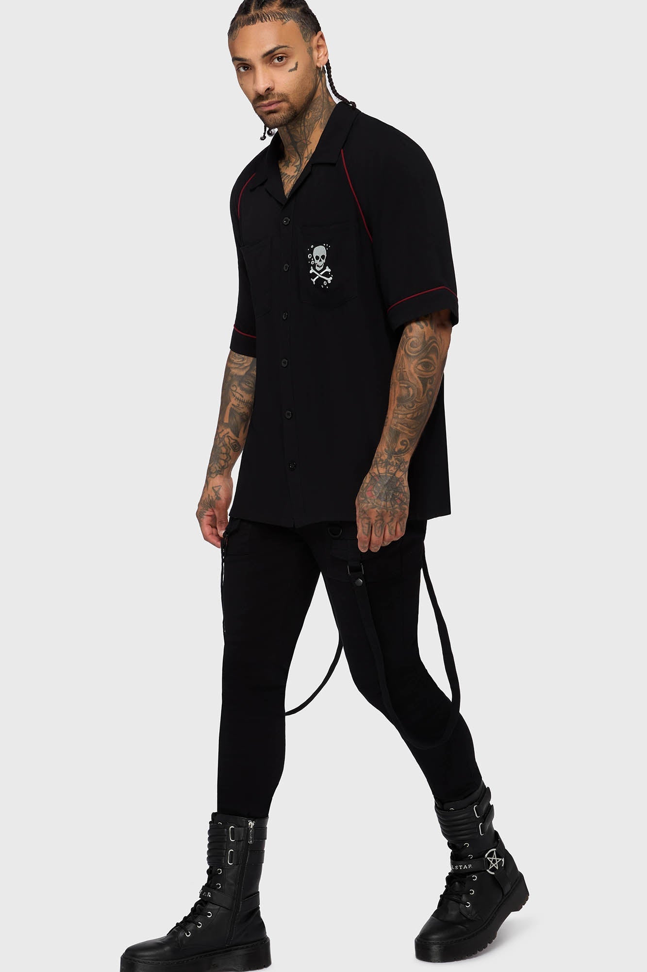 One Drop Bowling Shirt Killstar / Mens