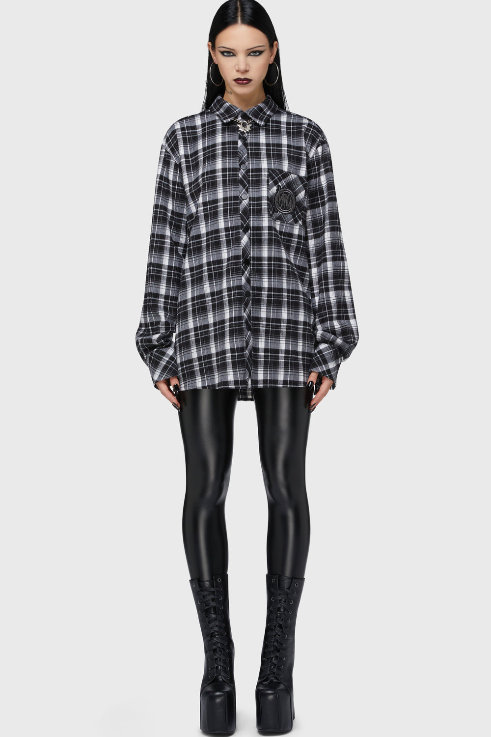 Cause Of Death Flannel Shirt Killstar / Mens