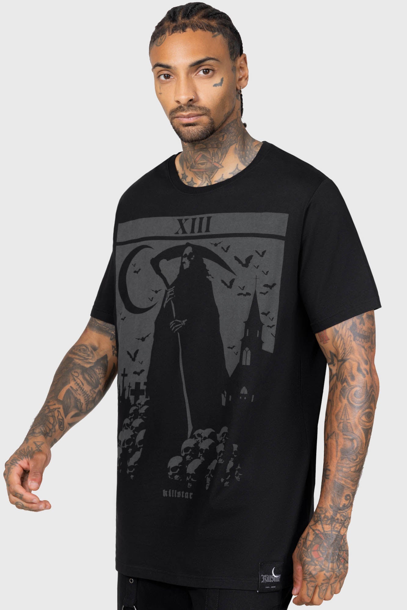 Death's Graveyard Short Sleeve T-Shirt Killstar / Mens