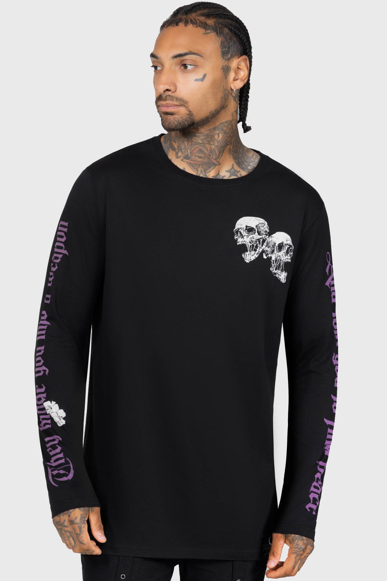 Heal Your Heart Long Sleeve T-Shirt Killstar / Mens