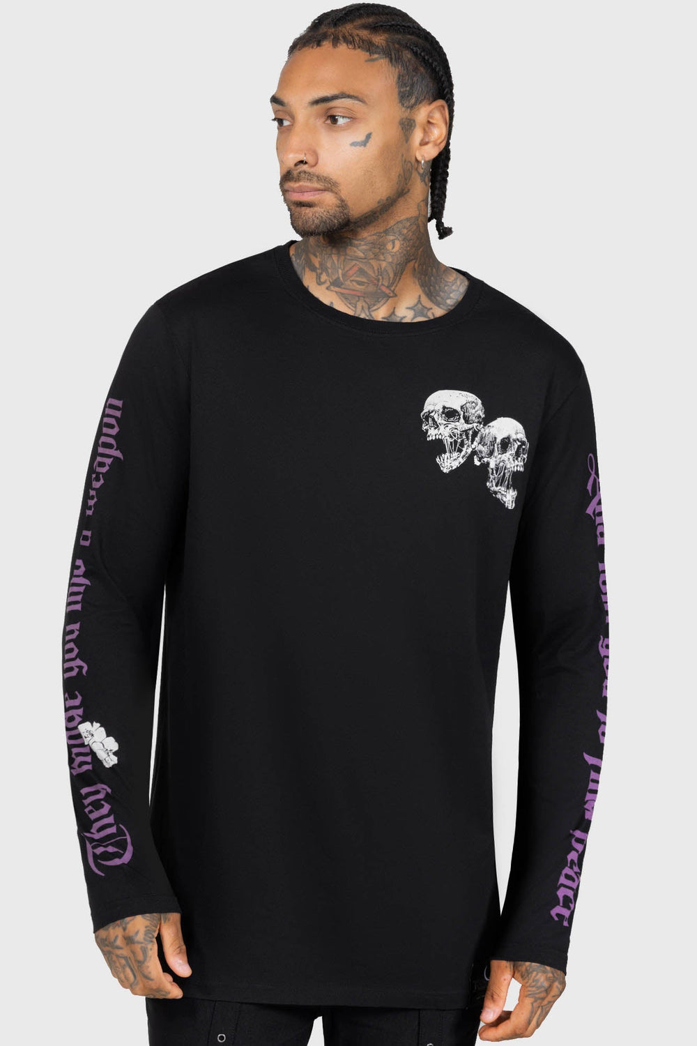 Heal Your Heart Long Sleeve T-Shirt Killstar / Mens