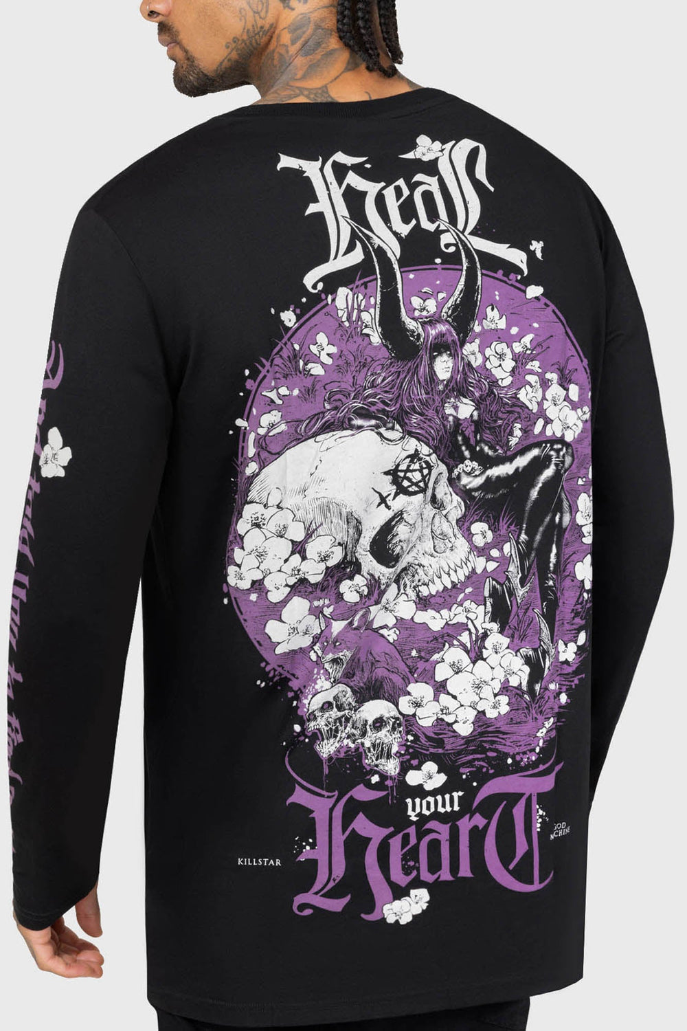 Heal Your Heart Long Sleeve T-Shirt Killstar / Mens