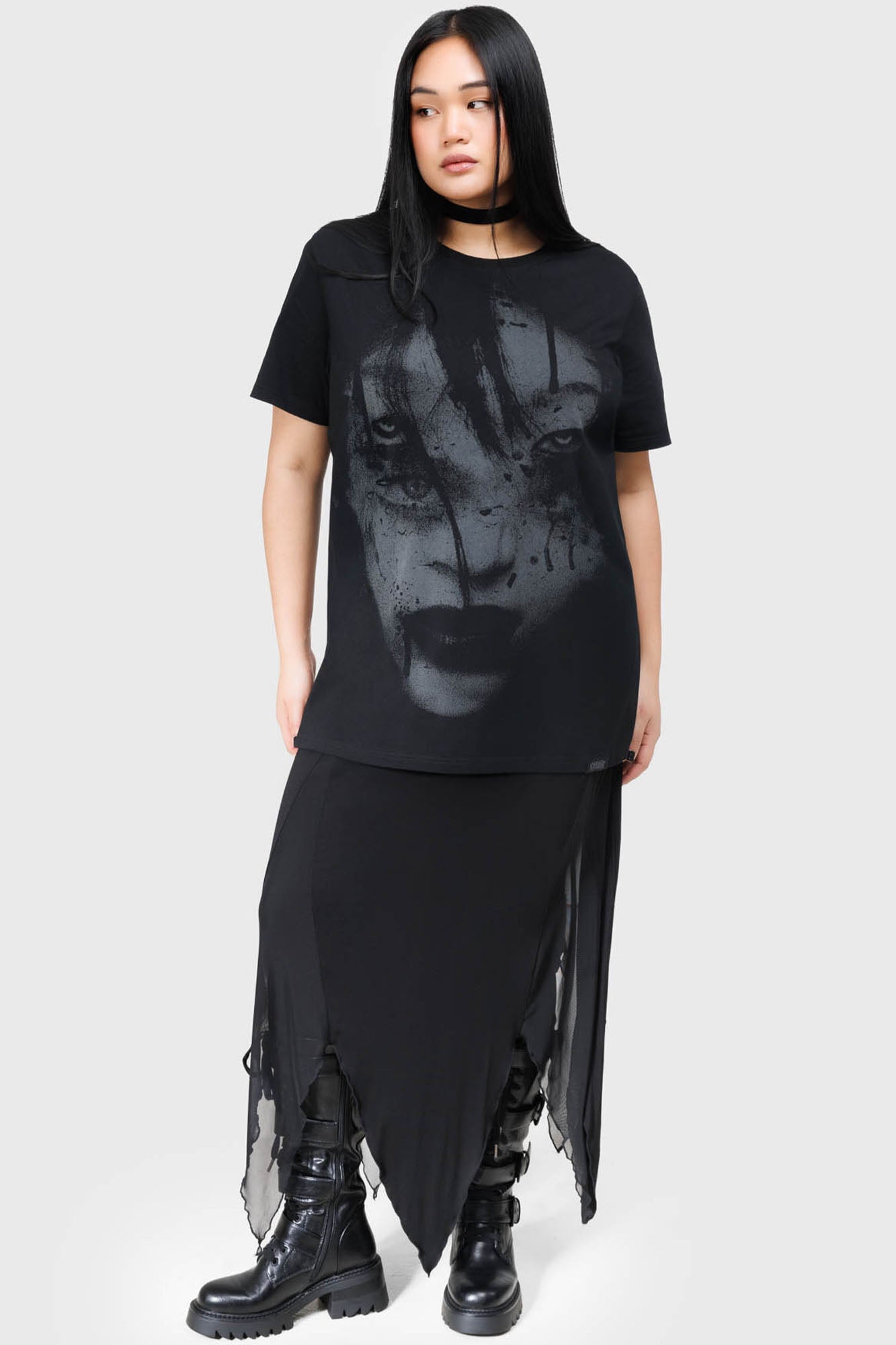 Grim Fusion T-Shirt Killstar / Mens