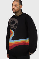 Vntgoth Jacquard Sweater Killstar / Mens