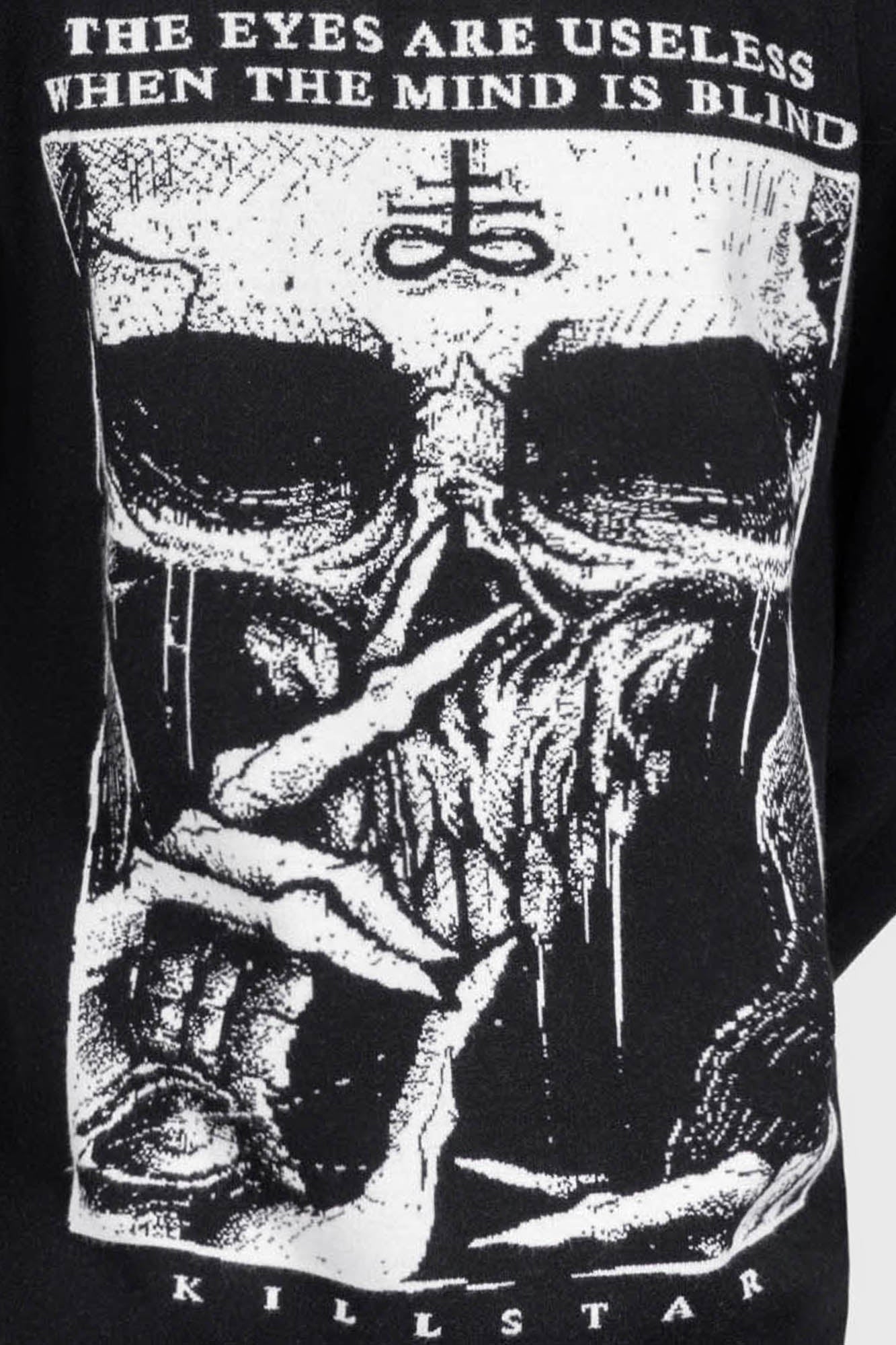 Blind Minds Knit Sweater Killstar / Mens