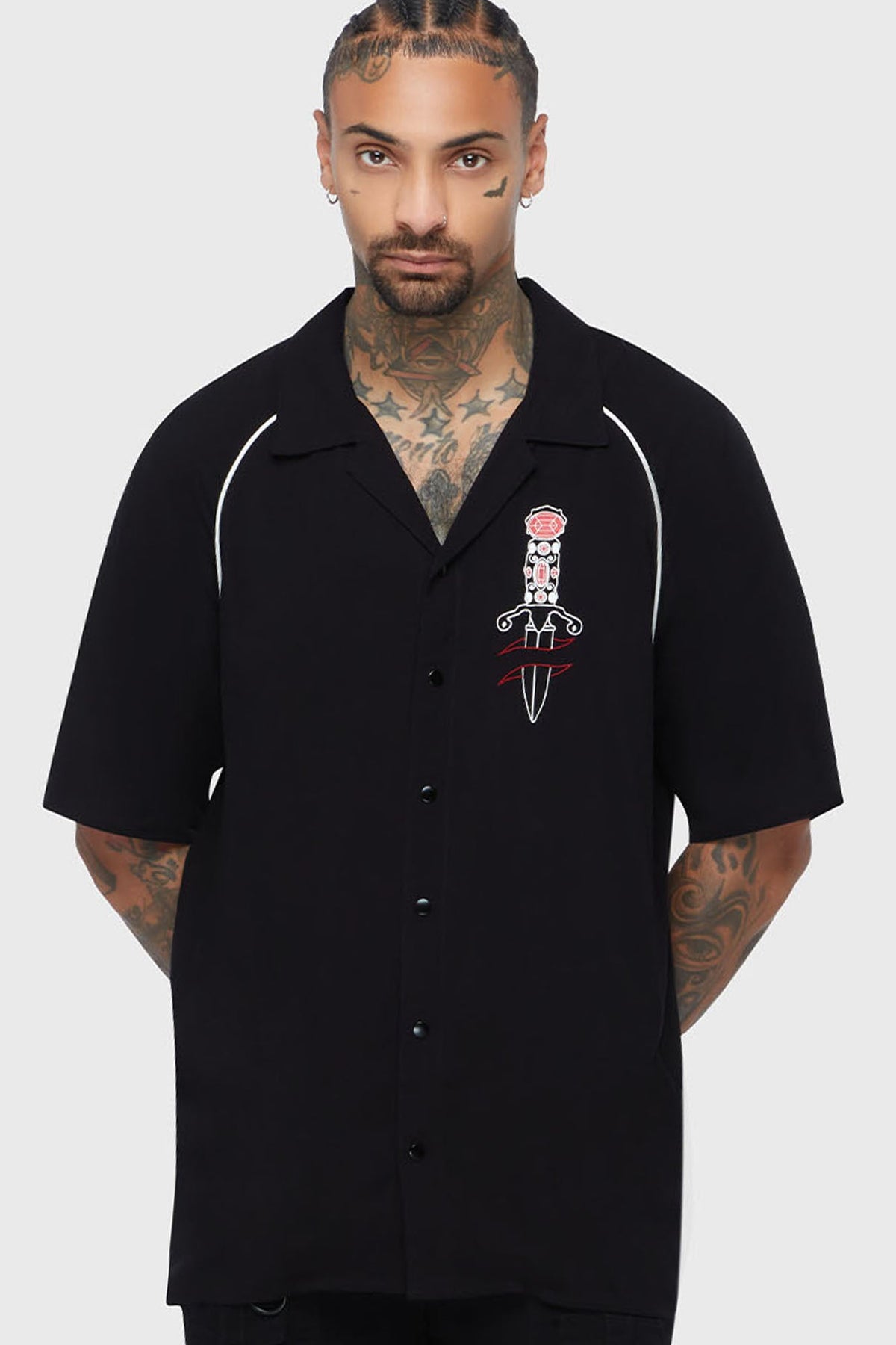 Moonstruck Bowling Shirt Killstar / Mens