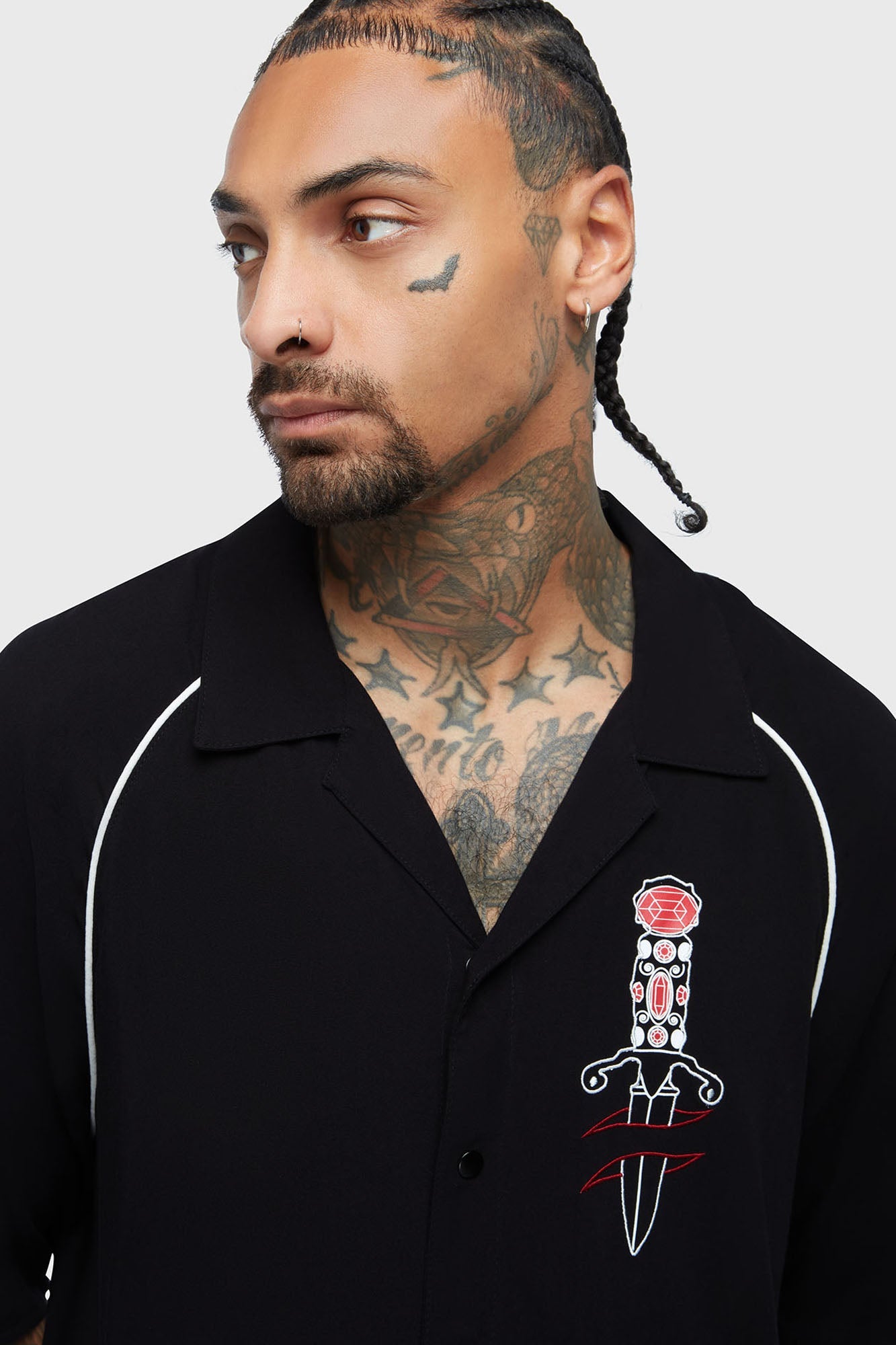 Moonstruck Bowling Shirt Killstar / Mens