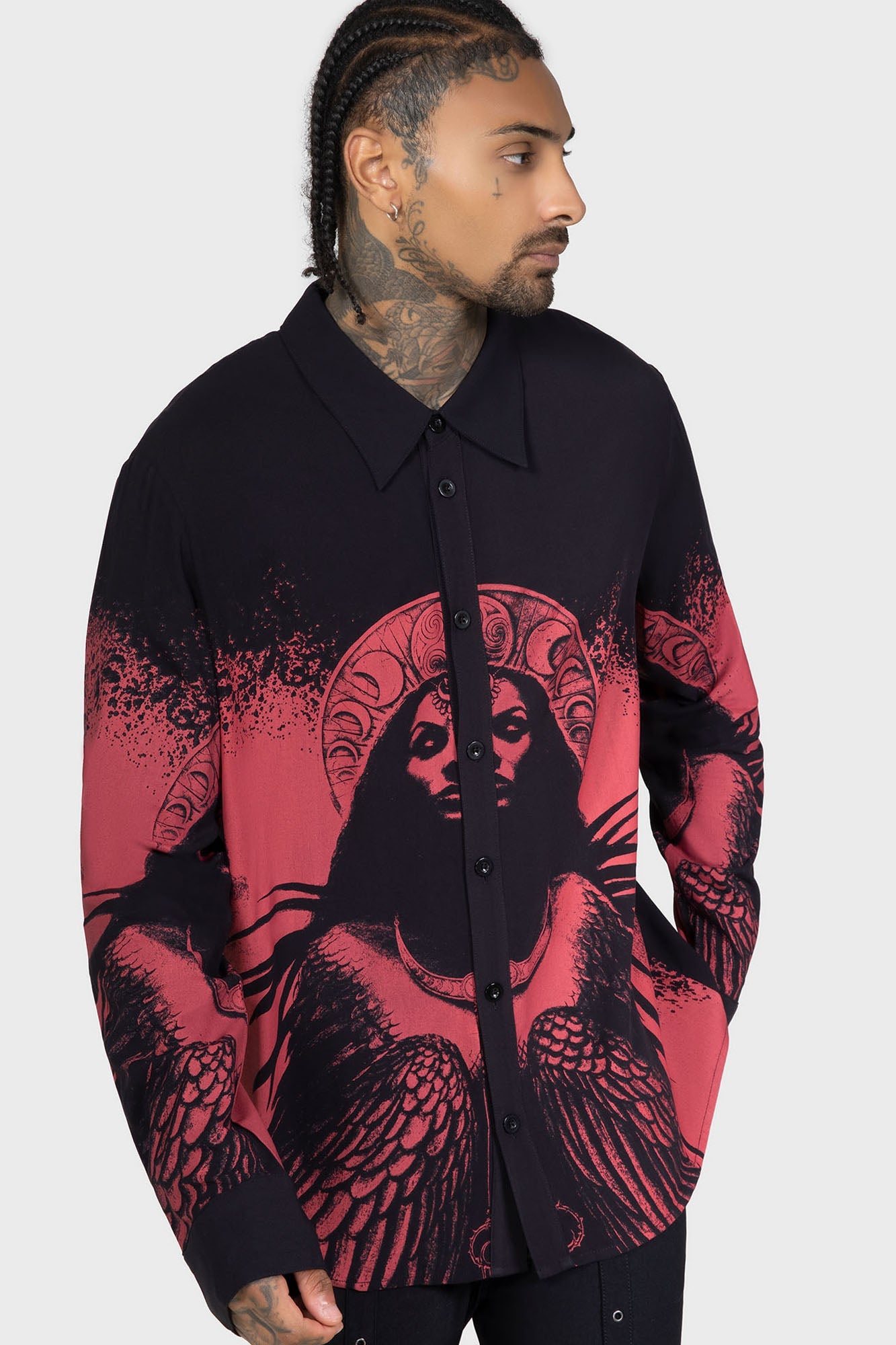 Mórrígan Moon Shirt Killstar / Mens