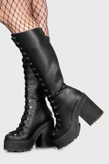 Bloodletting Knee-High Boots Killstar / Womens
