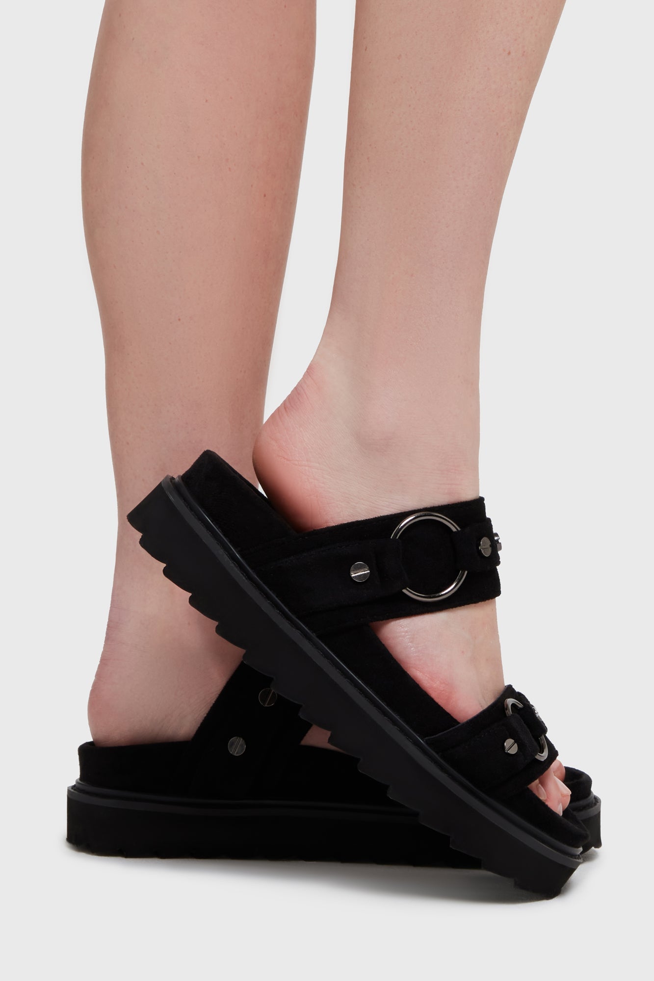 Obsidian Night Flat Sandal Killstar / Womens