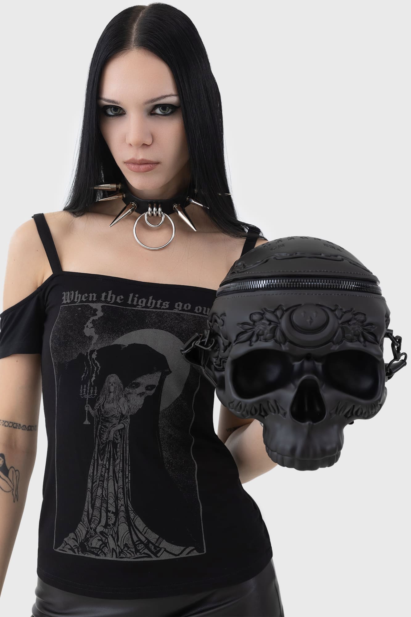Contact The Dead Skull Handbag Killstar / Womens